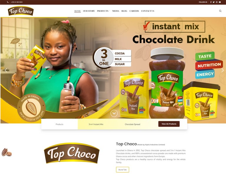 Top Choco Website